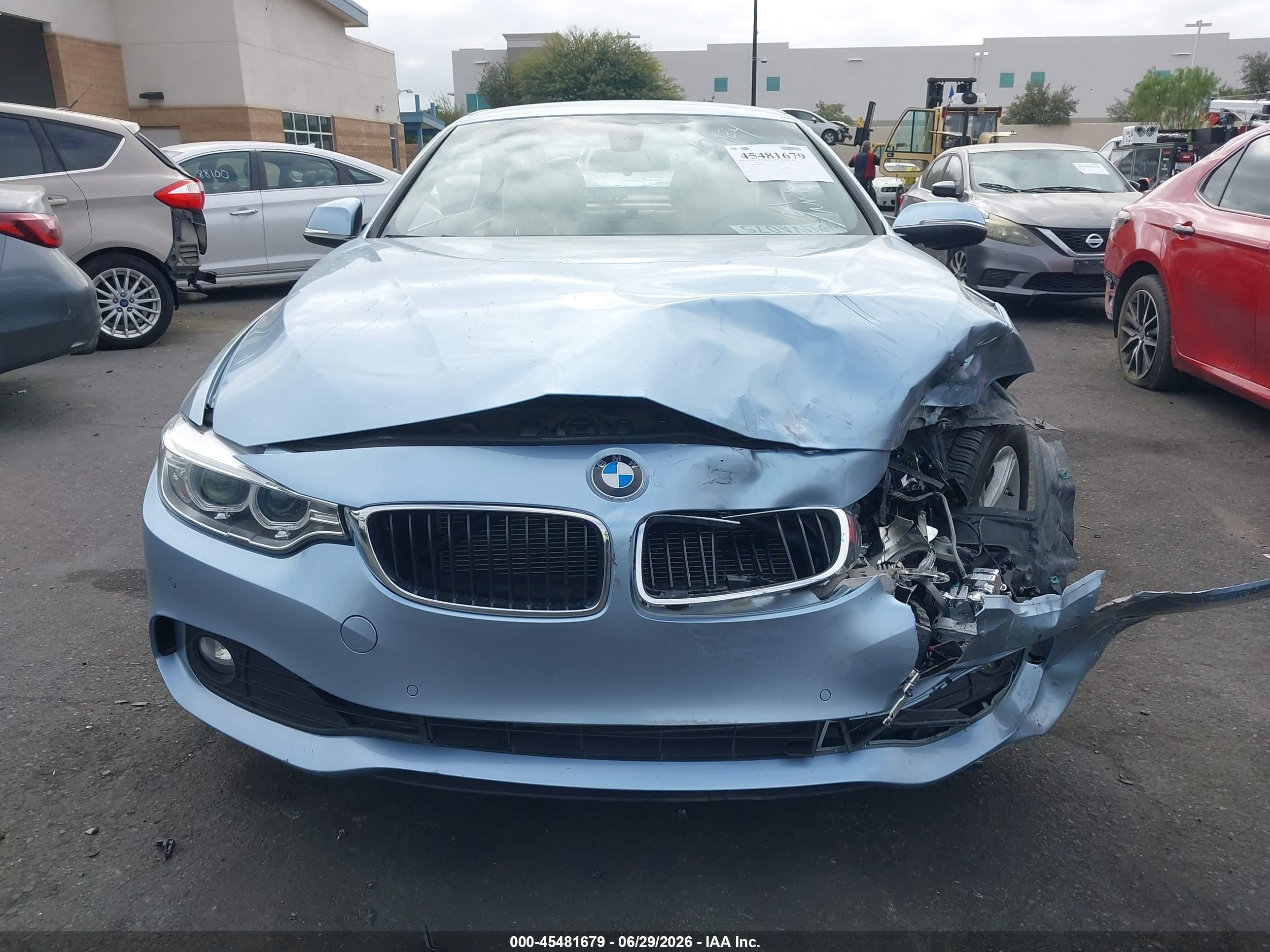 2015 Bmw 428i   Blue vin: WBA3V5C50FP751647