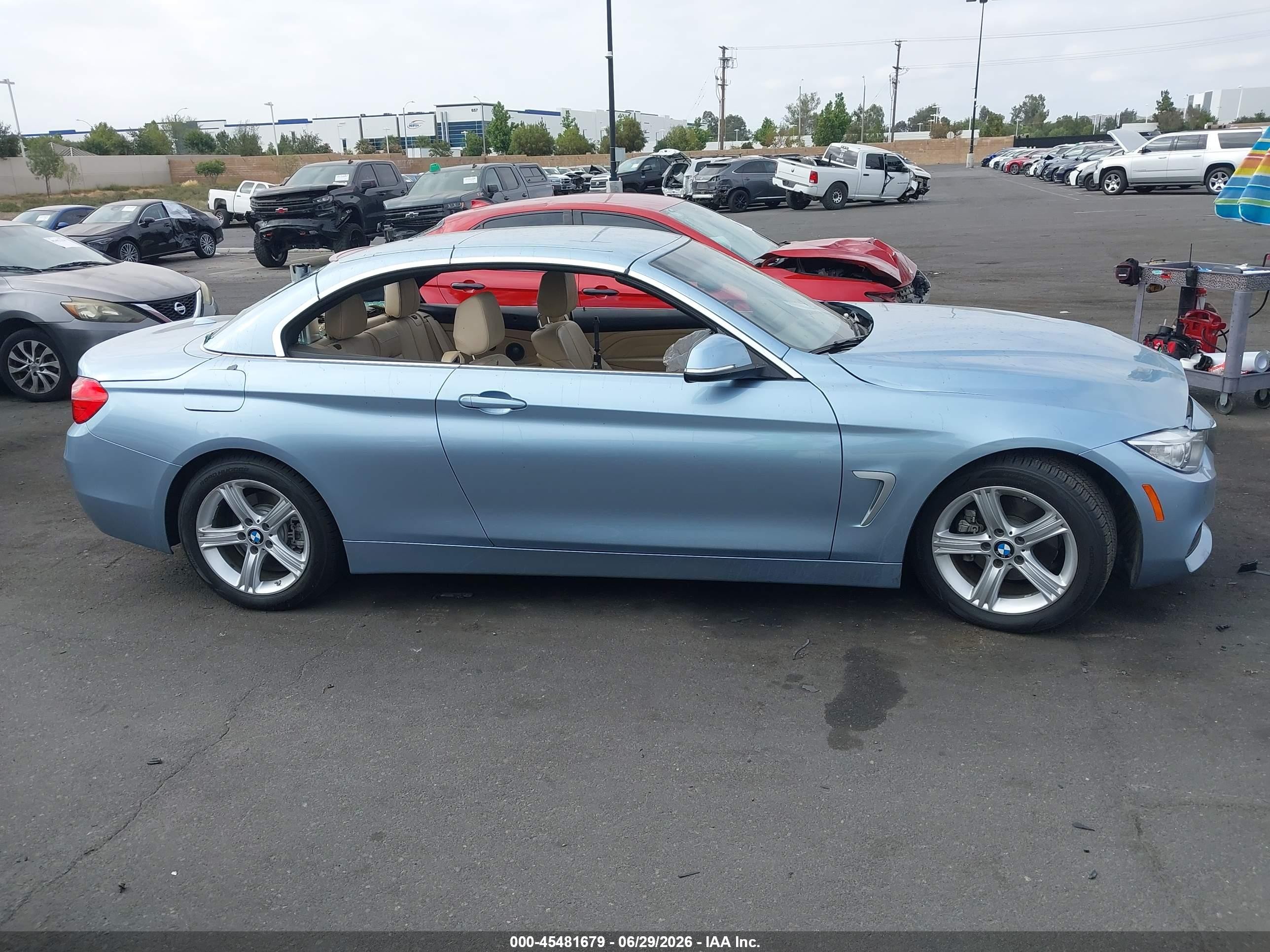 2015 Bmw 428i   Blue vin: WBA3V5C50FP751647