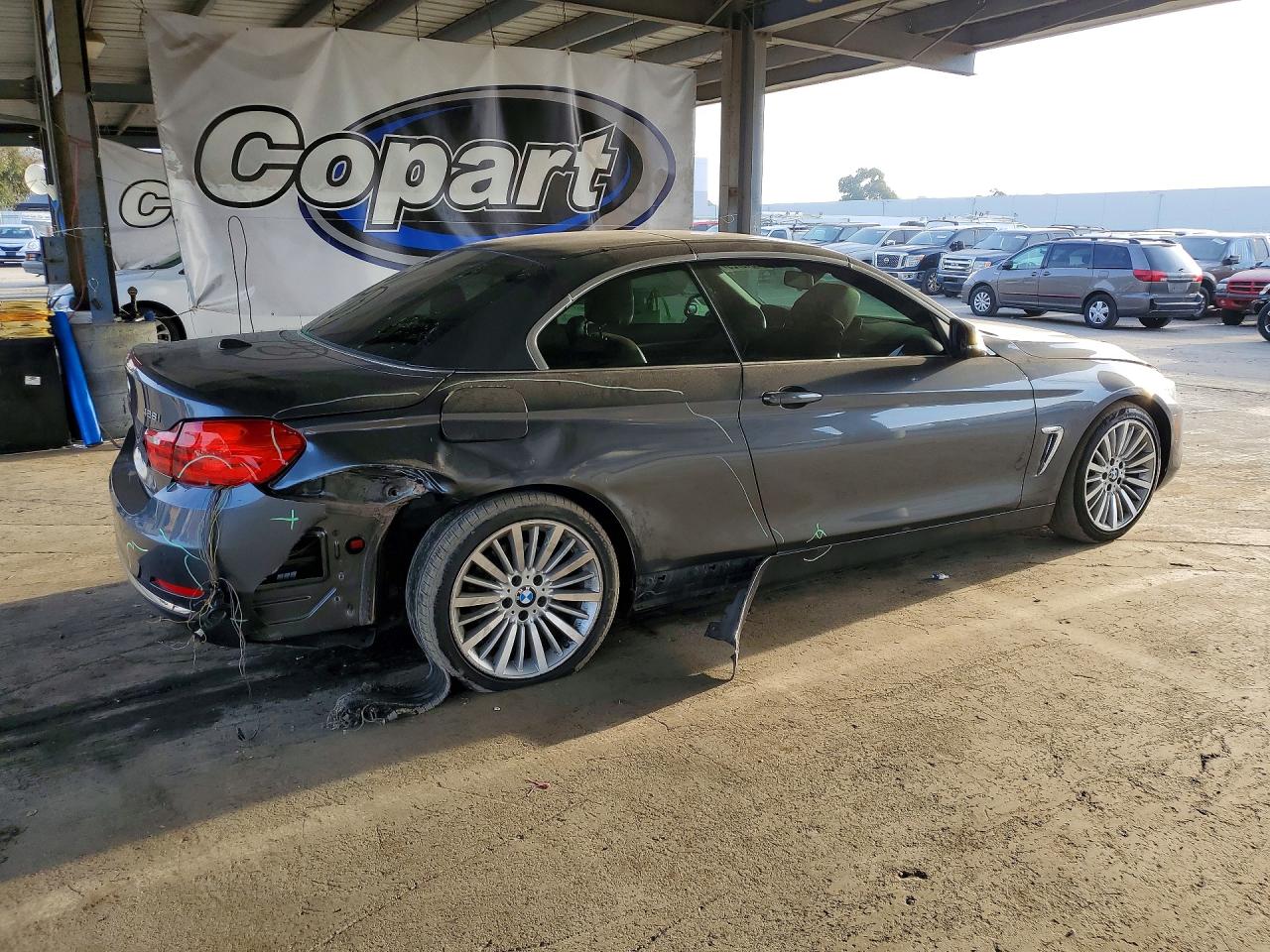 2014 Bmw 428 I Gray vin: WBA3V5C51EJ969534