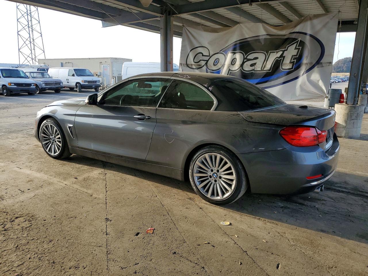 2014 Bmw 428 I Gray vin: WBA3V5C51EJ969534
