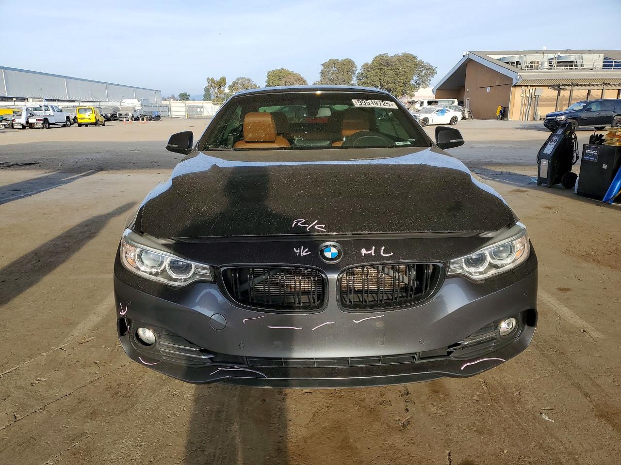 2014 Bmw 428 I Gray vin: WBA3V5C51EJ969534