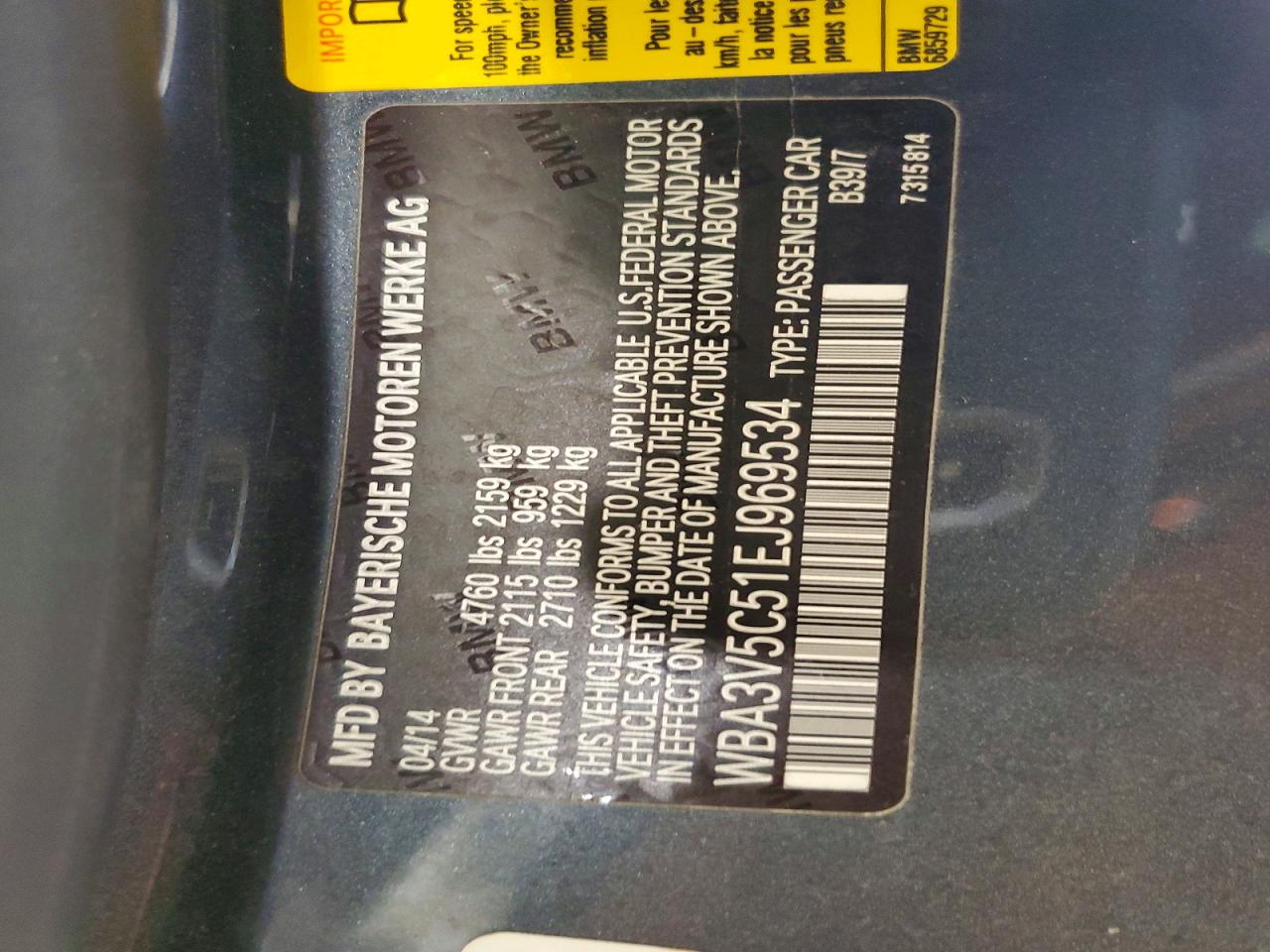 2014 Bmw 428 I Gray vin: WBA3V5C51EJ969534