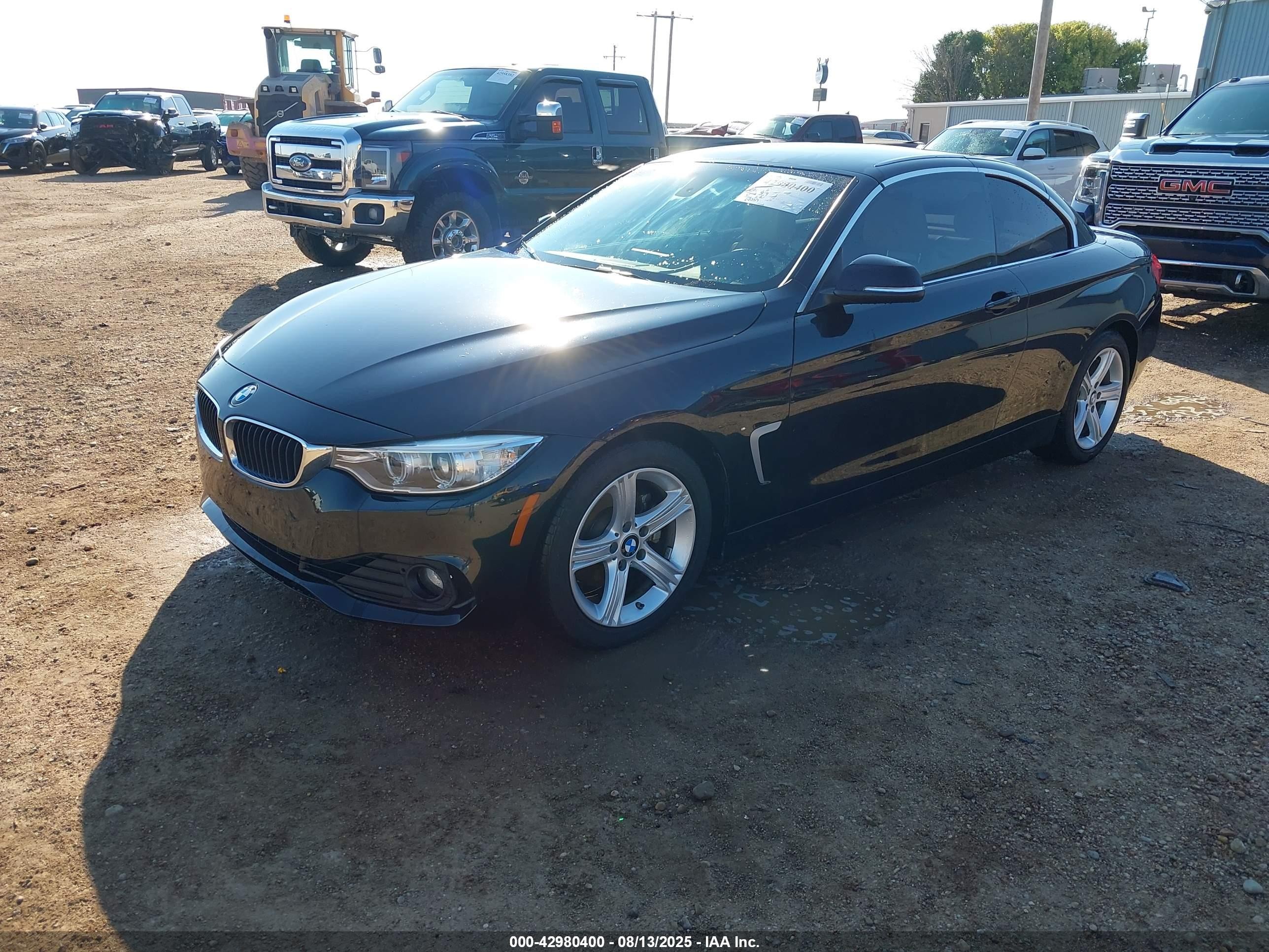 2015 Bmw 428i   Black vin: WBA3V5C51F5A79256