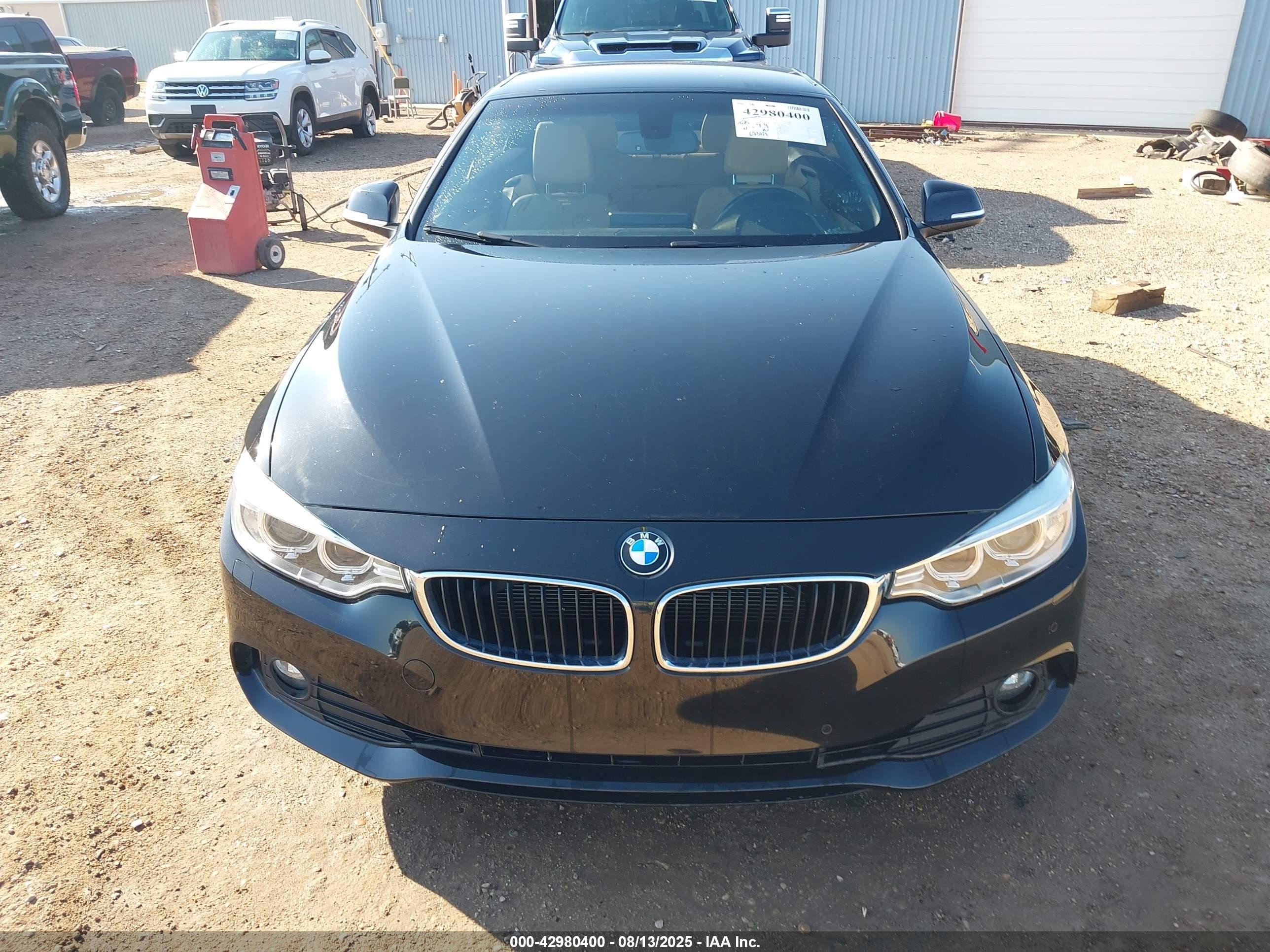 2015 Bmw 428i   Black vin: WBA3V5C51F5A79256