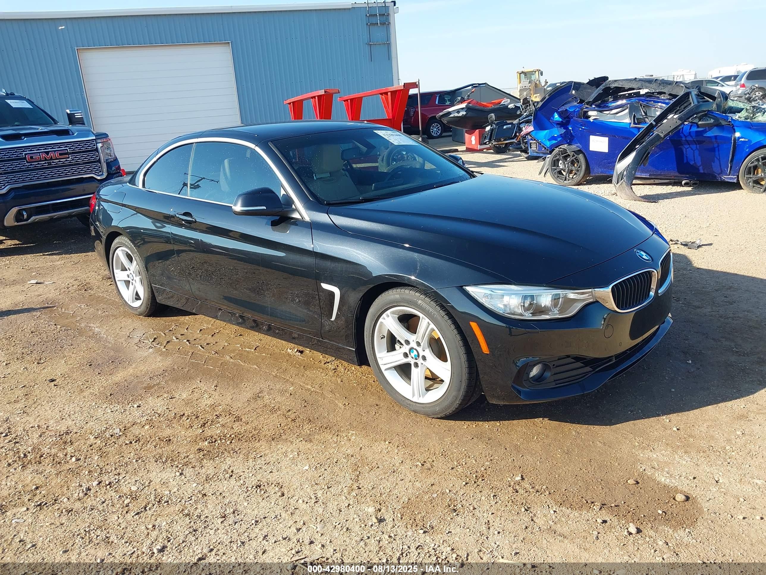 2015 Bmw 428i   Black vin: WBA3V5C51F5A79256