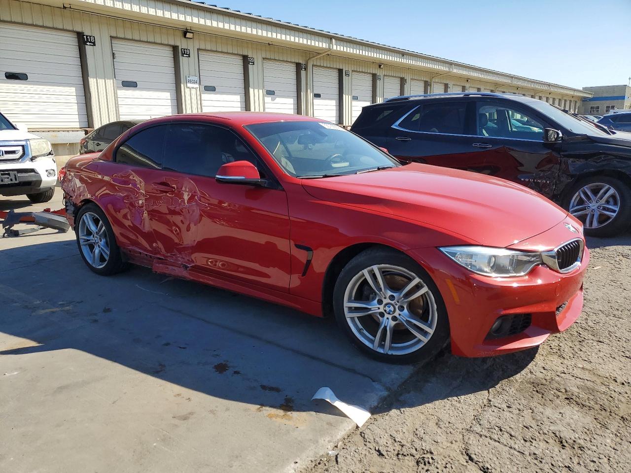 2015 Bmw 428 I Red vin: WBA3V5C51FP752189