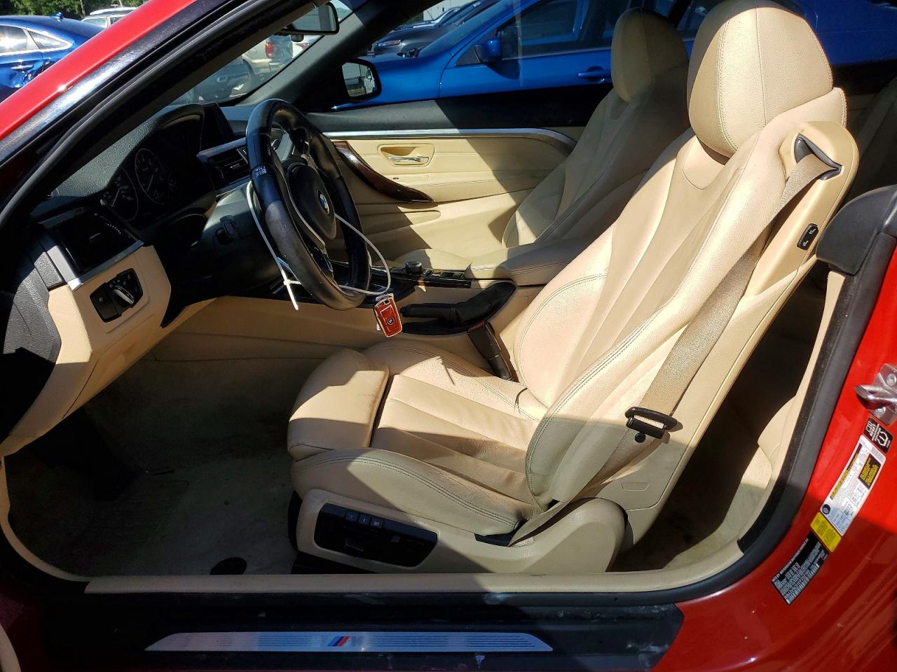 2015 Bmw 428 I Red vin: WBA3V5C51FP752189