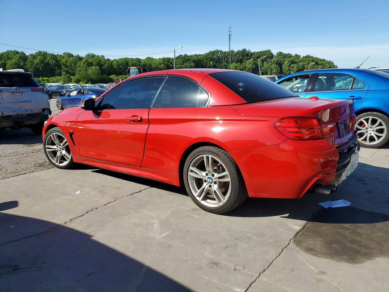 2015 Bmw 428 I Red vin: WBA3V5C51FP752189
