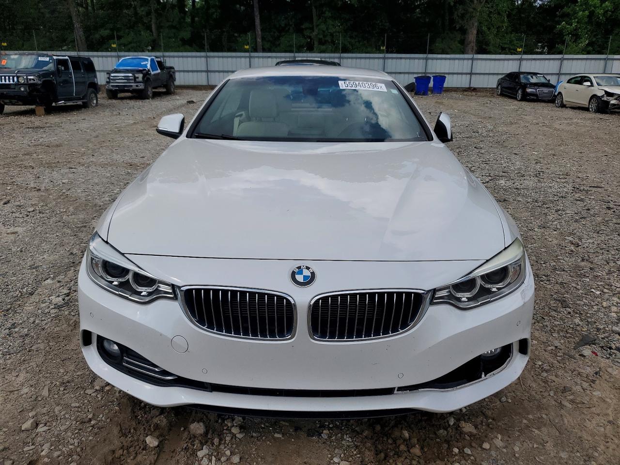 2015 Bmw 428 I White vin: WBA3V5C51FP752614