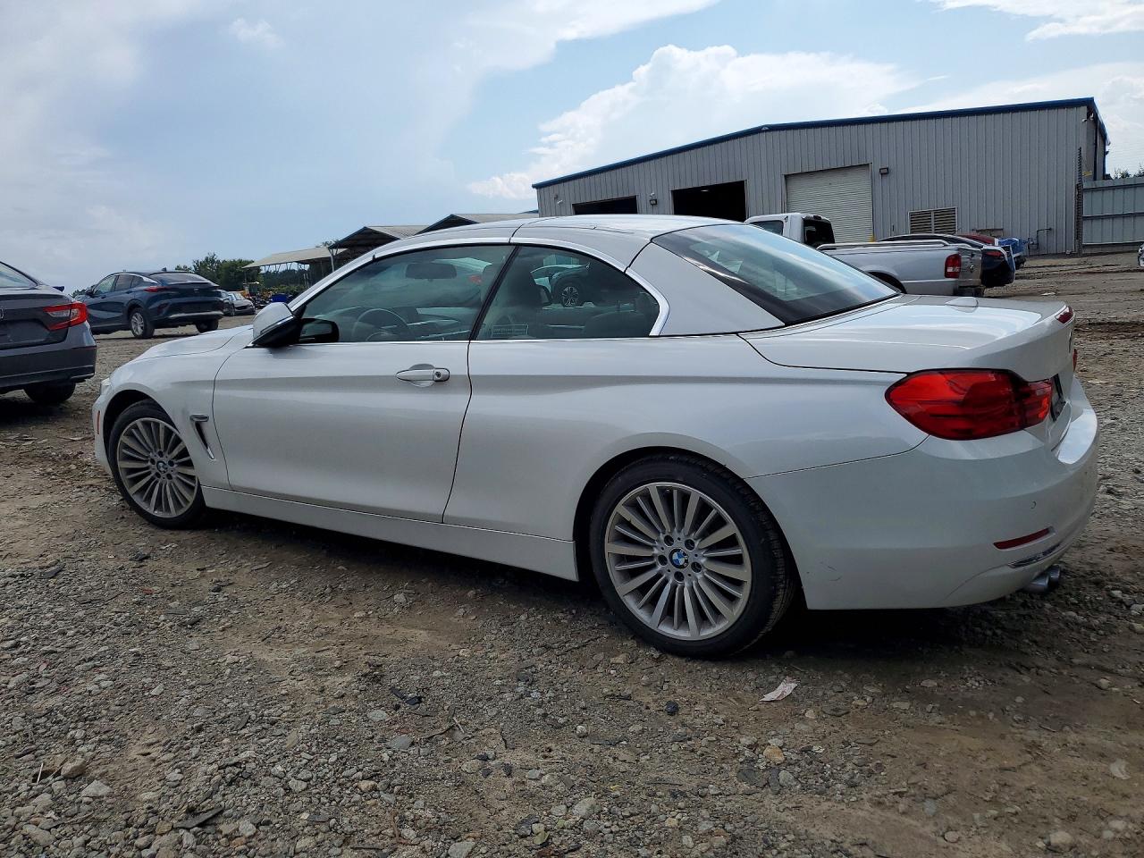 2015 Bmw 428 I White vin: WBA3V5C51FP752614