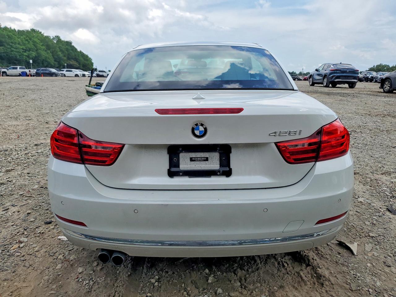 2015 Bmw 428 I White vin: WBA3V5C51FP752614