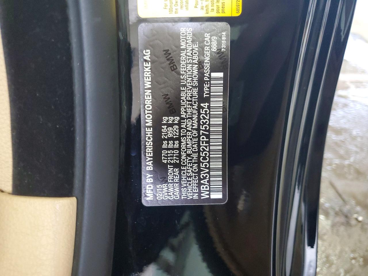 2015 Bmw 428 I Black vin: WBA3V5C52FP753254