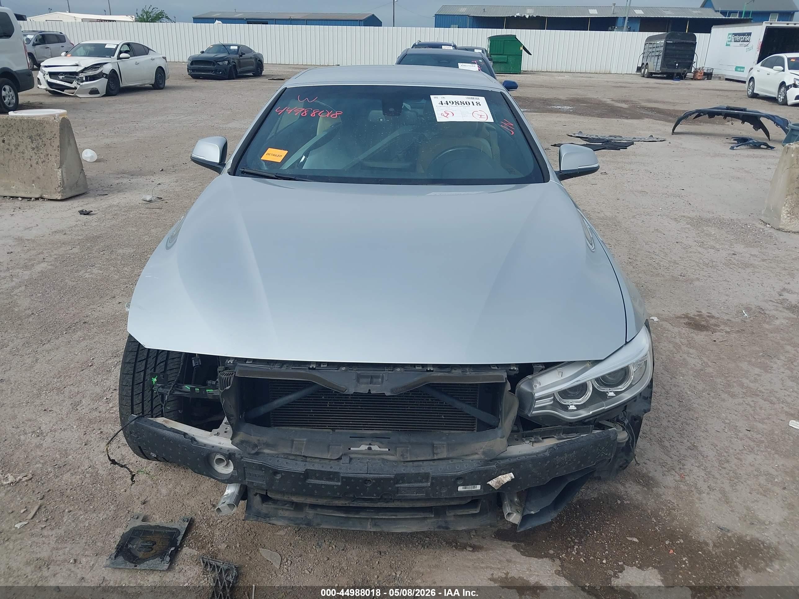 2014 Bmw 428i   Silver vin: WBA3V5C53EJ969552