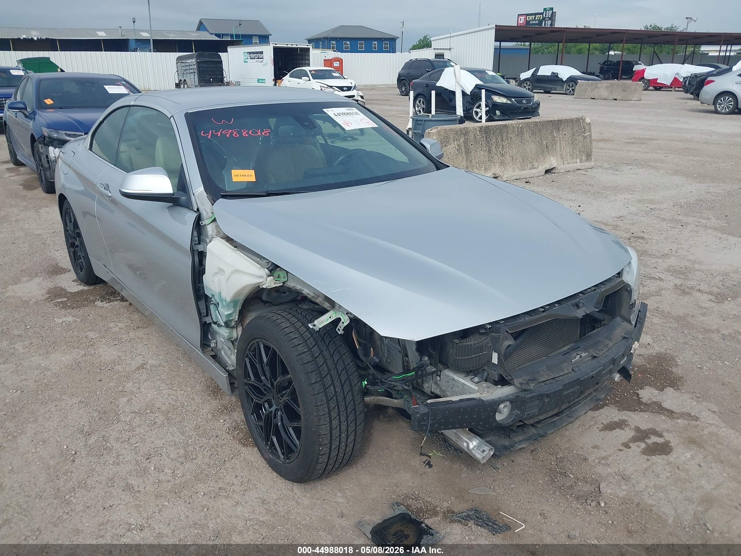 2014 Bmw 428i   Silver vin: WBA3V5C53EJ969552