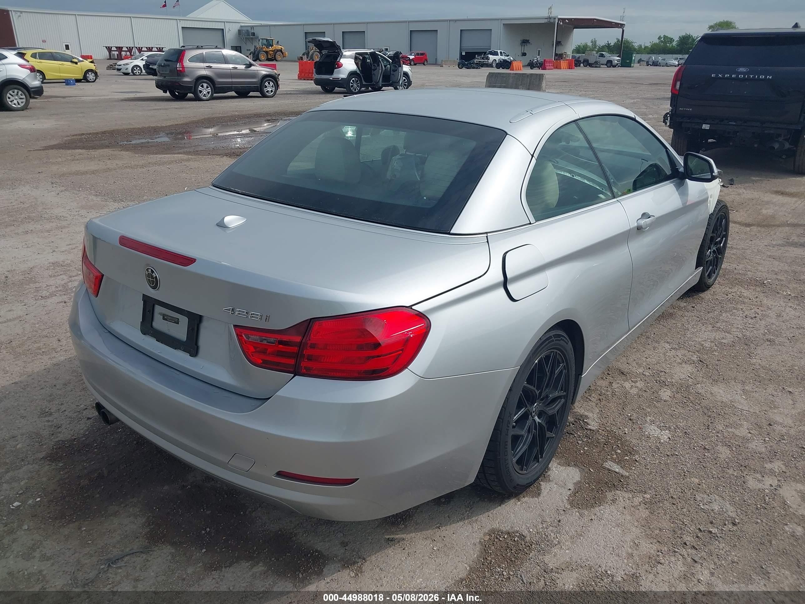 2014 Bmw 428i   Silver vin: WBA3V5C53EJ969552