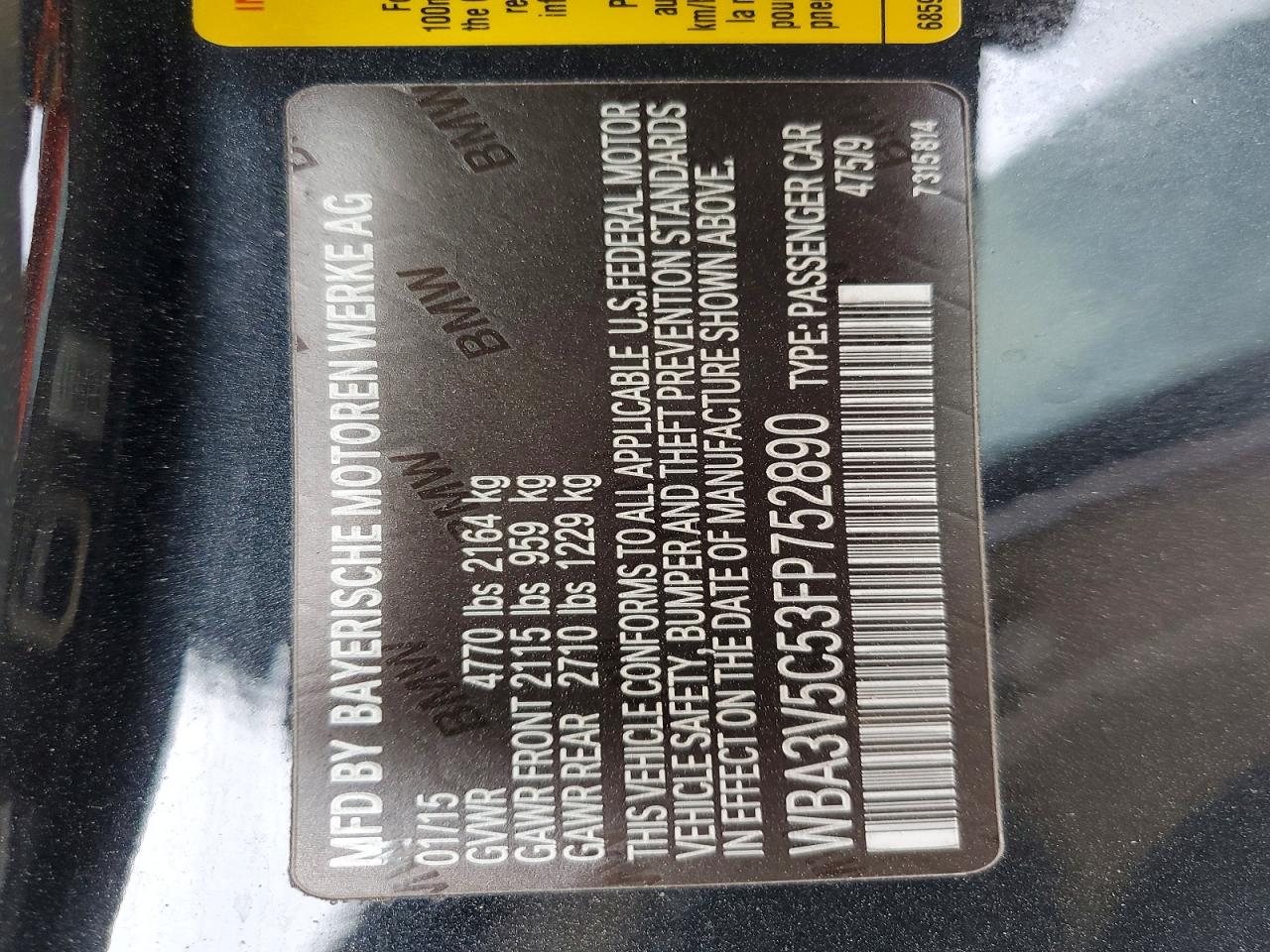 2015 Bmw 428 I Black vin: WBA3V5C53FP752890