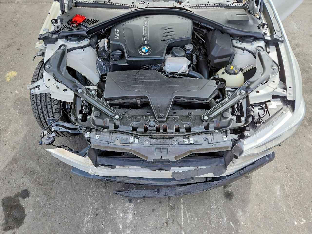 2015 Bmw 428 I White vin: WBA3V5C54FP753059