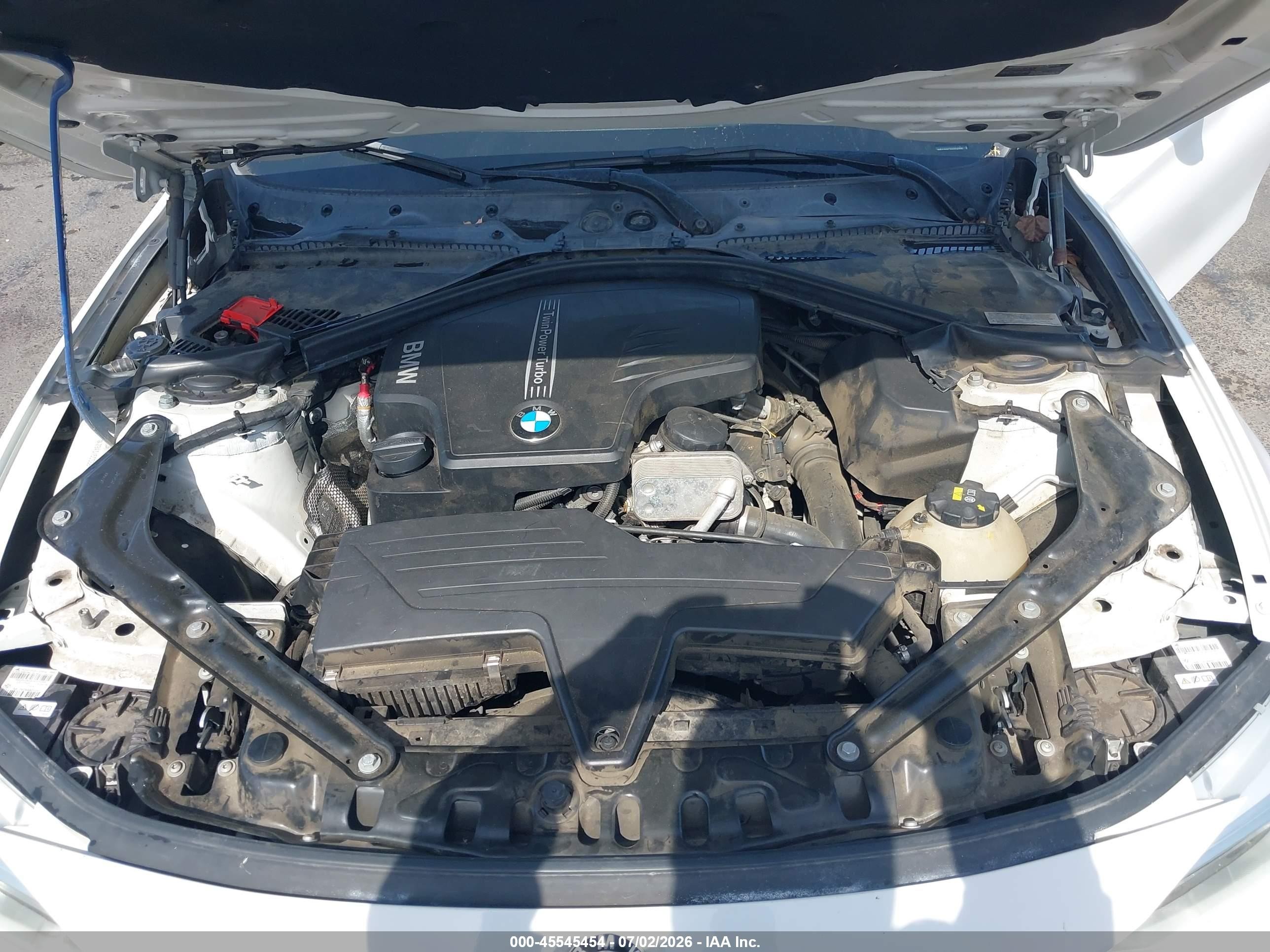 2014 Bmw 428i White vin: WBA3V5C55EP747995