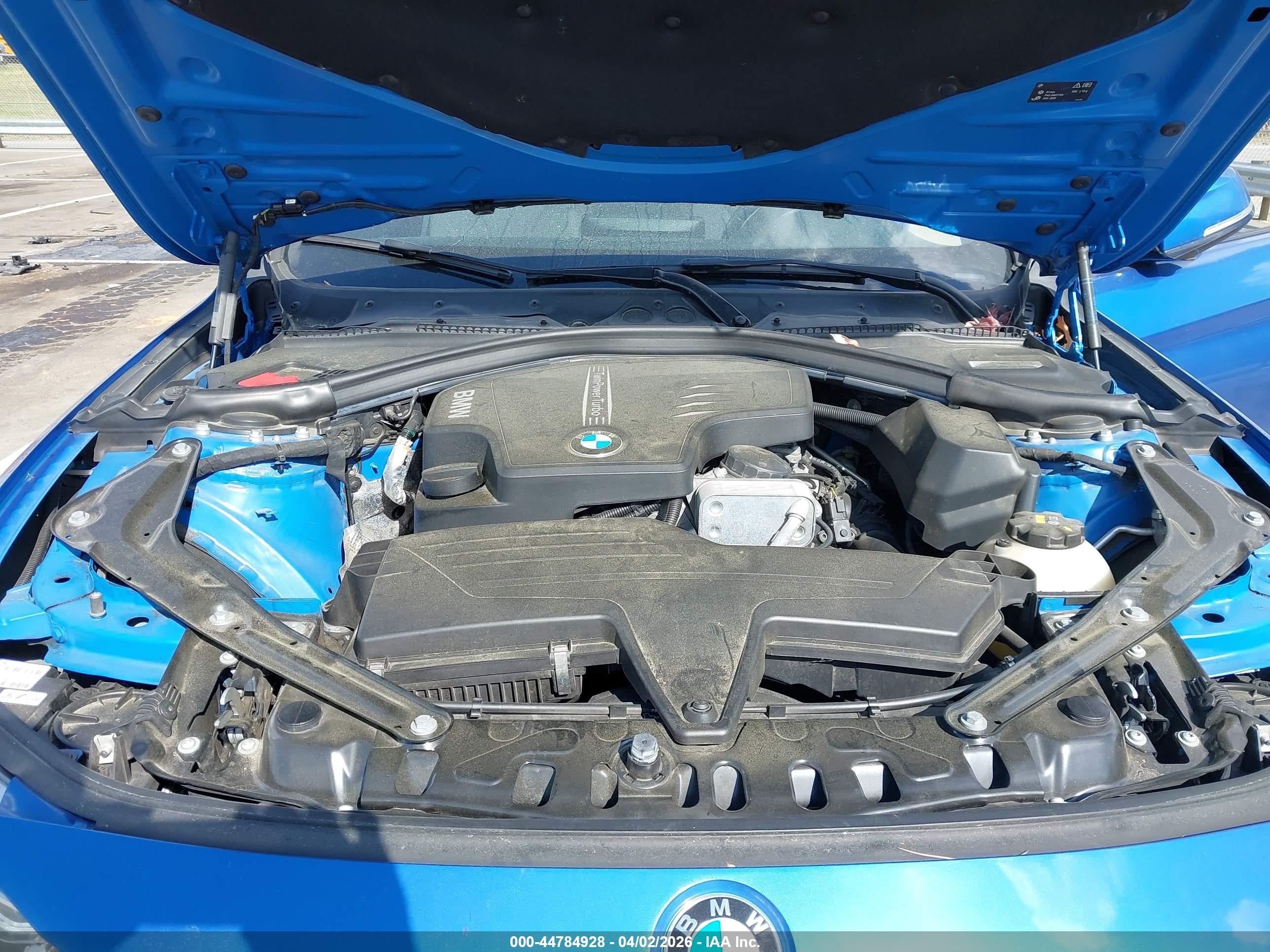 2015 Bmw 428i Синий vin: WBA3V5C55F5A78935