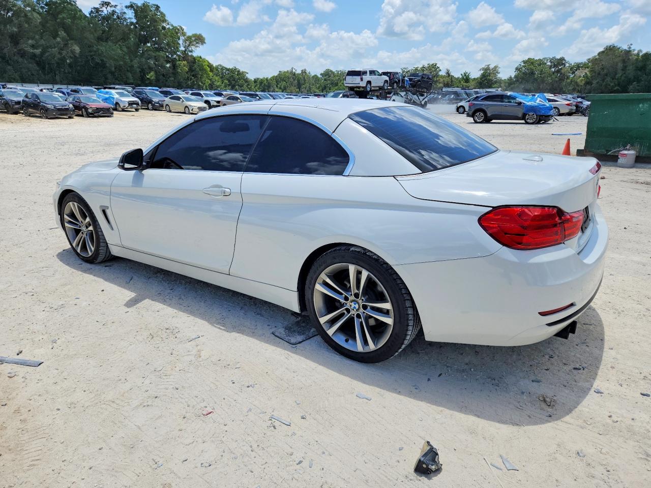 2014 Bmw 428 I White vin: WBA3V5C57EJ969148
