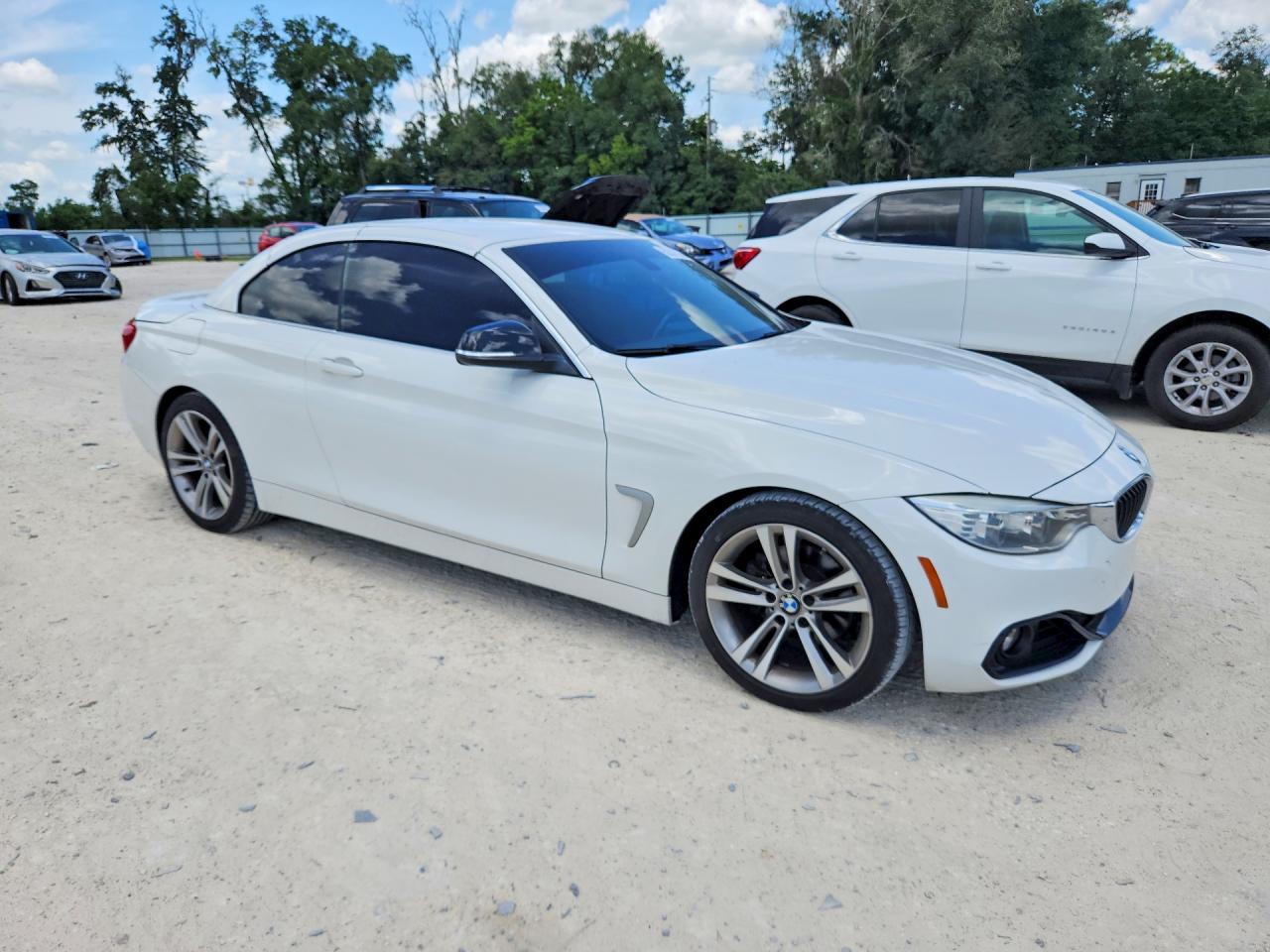 2014 Bmw 428 I White vin: WBA3V5C57EJ969148