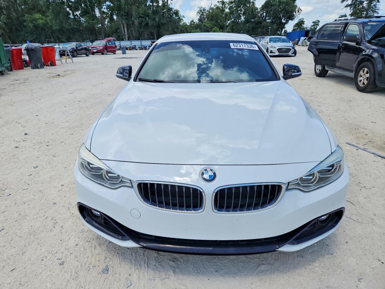 2014 Bmw 428 I White vin: WBA3V5C57EJ969148