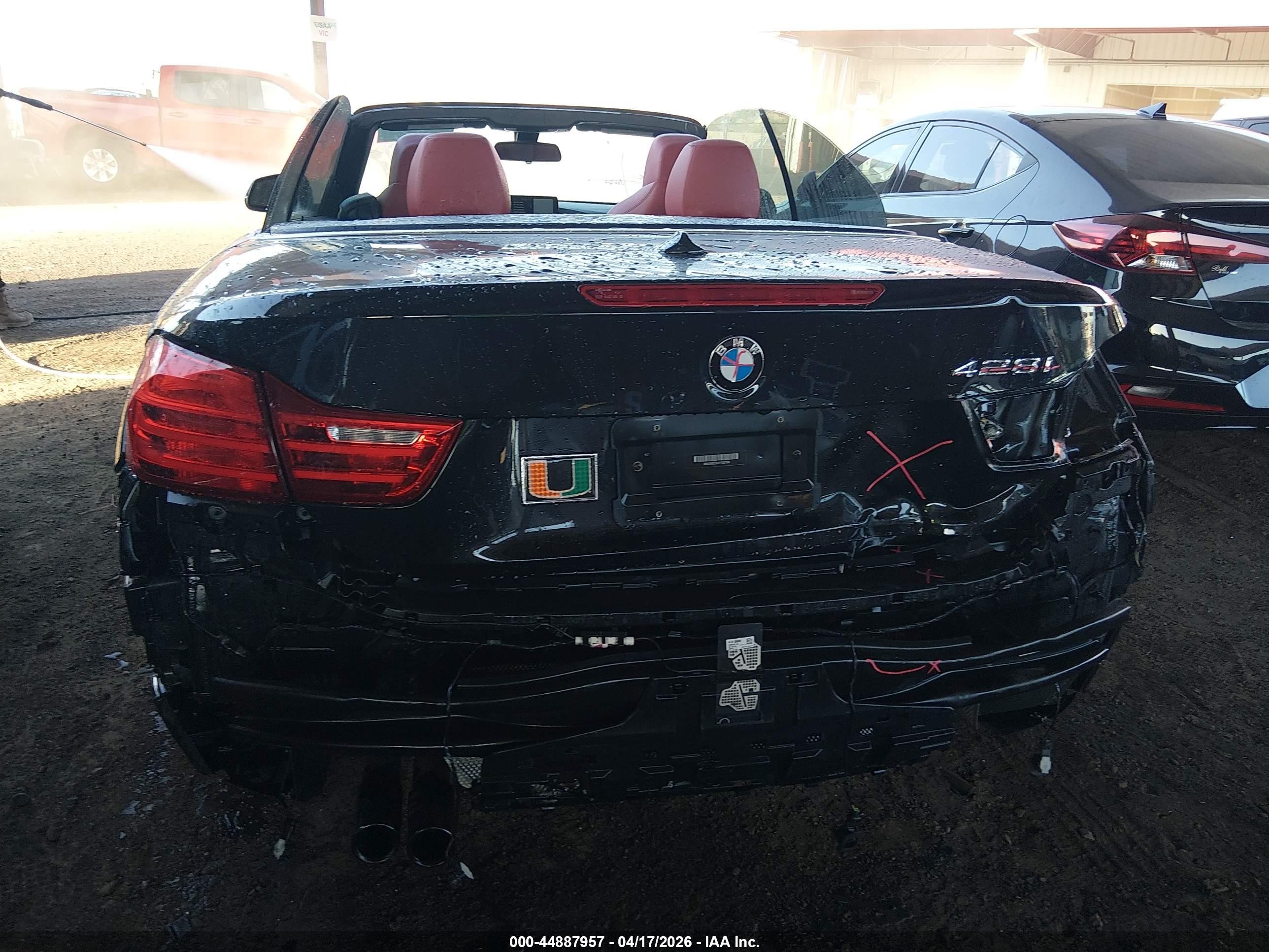 2015 Bmw 428i   Black vin: WBA3V5C57FP752794
