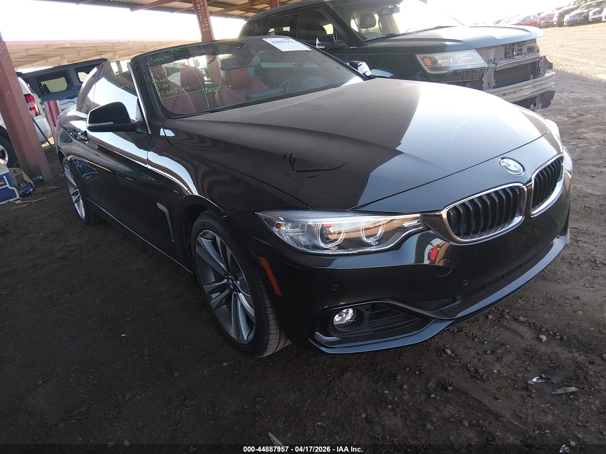 2015 Bmw 428i   Black vin: WBA3V5C57FP752794