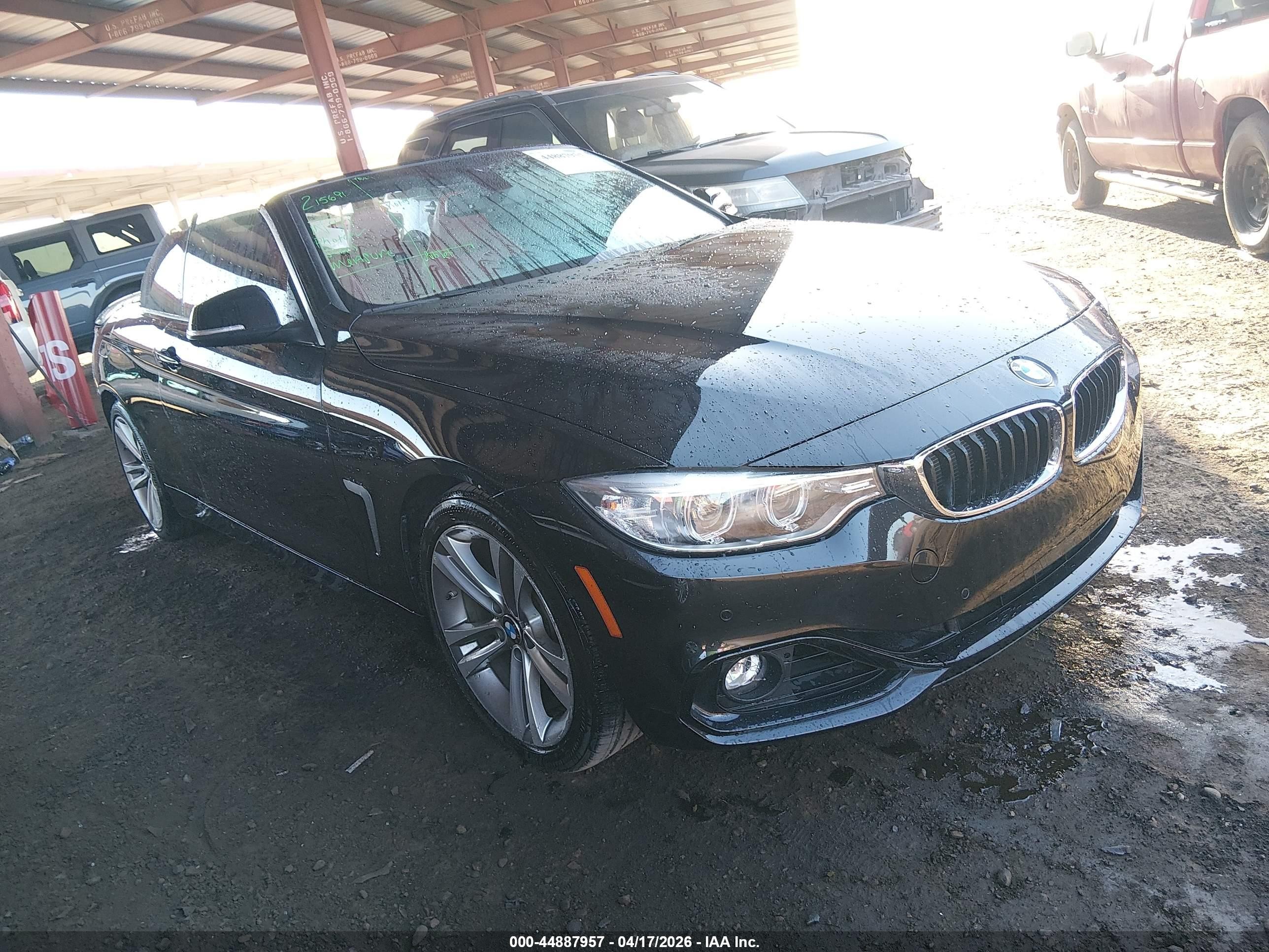 2015 Bmw 428i   Black vin: WBA3V5C57FP752794