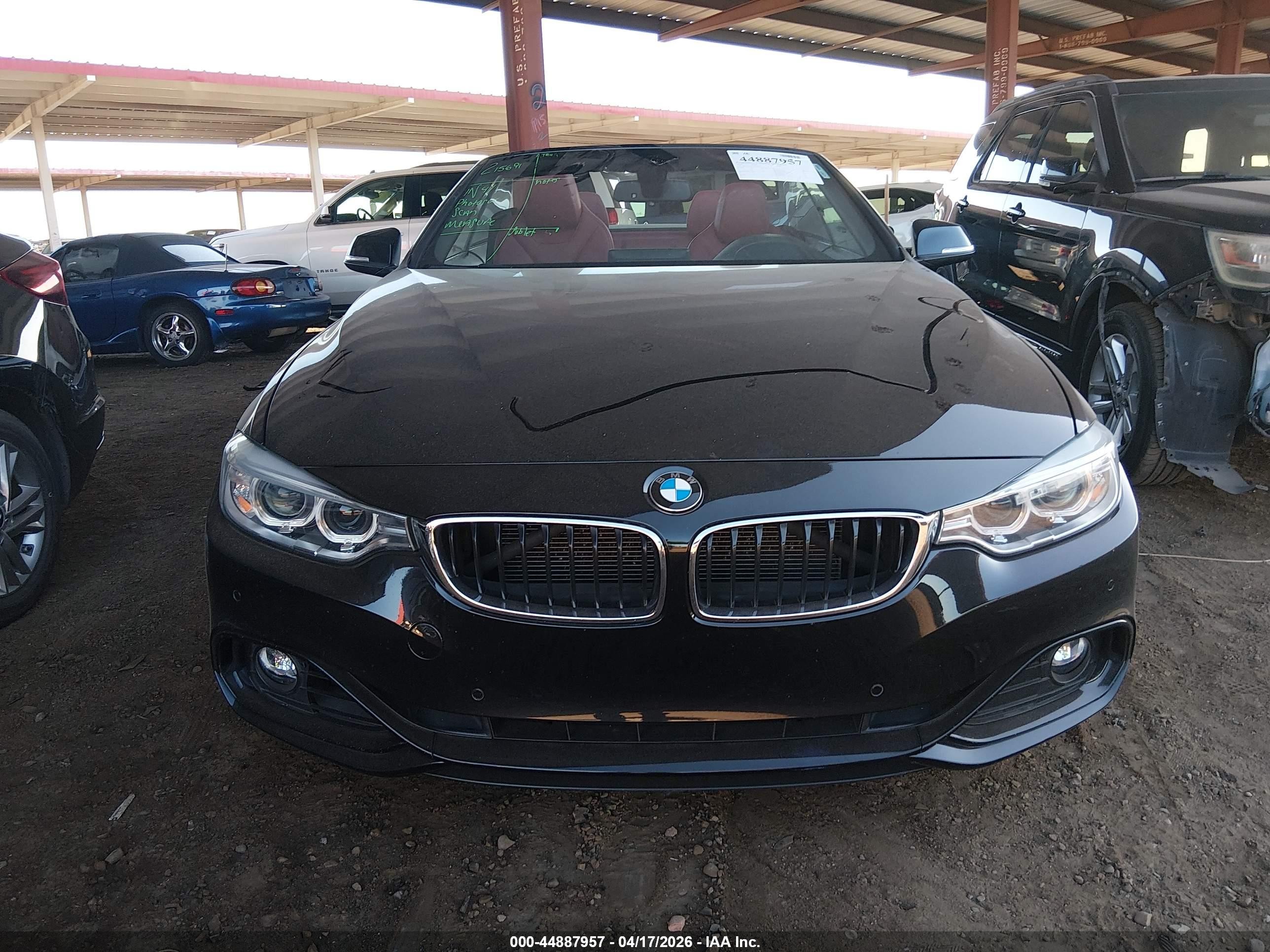 2015 Bmw 428i   Black vin: WBA3V5C57FP752794