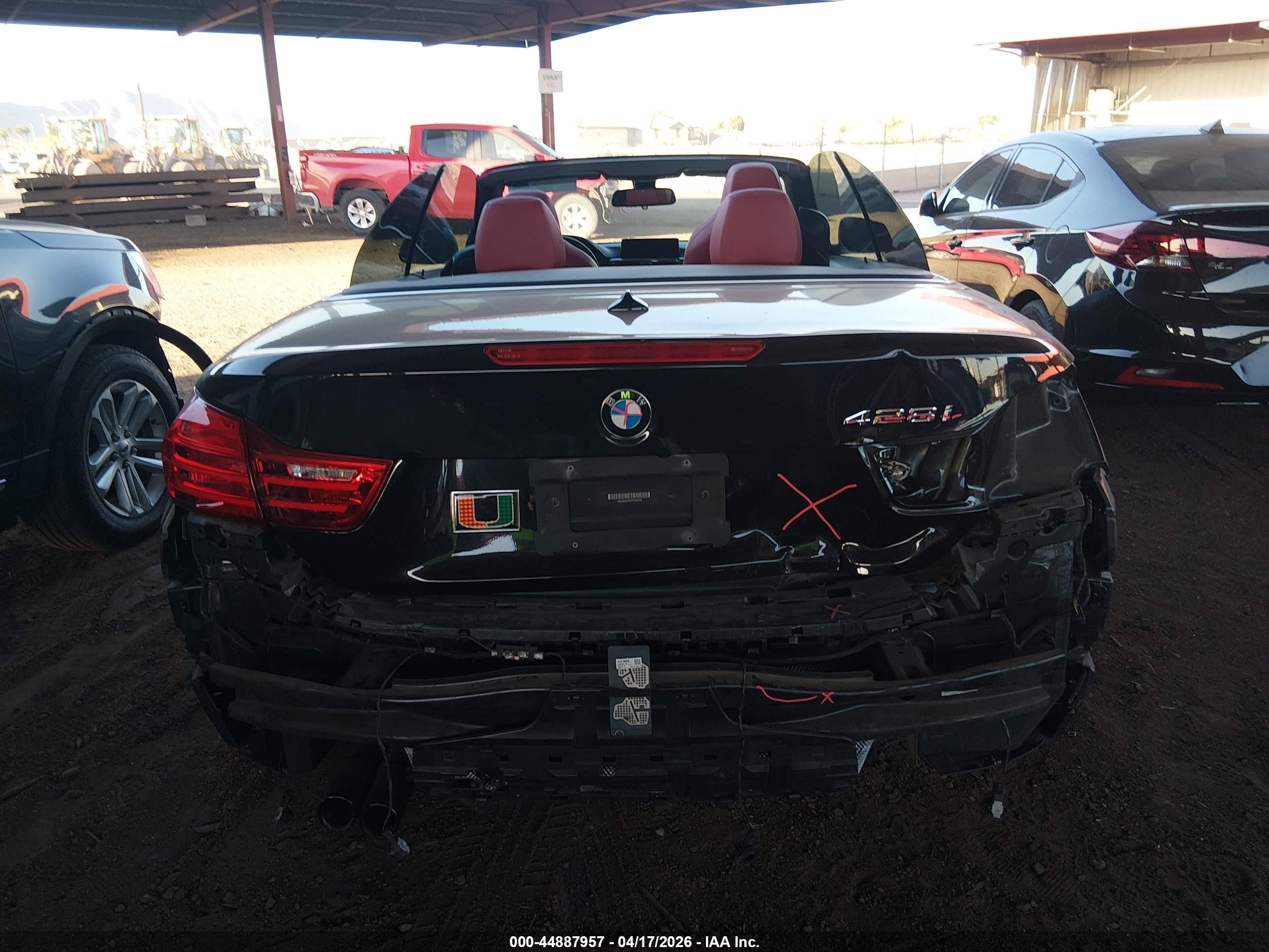 2015 Bmw 428i   Black vin: WBA3V5C57FP752794