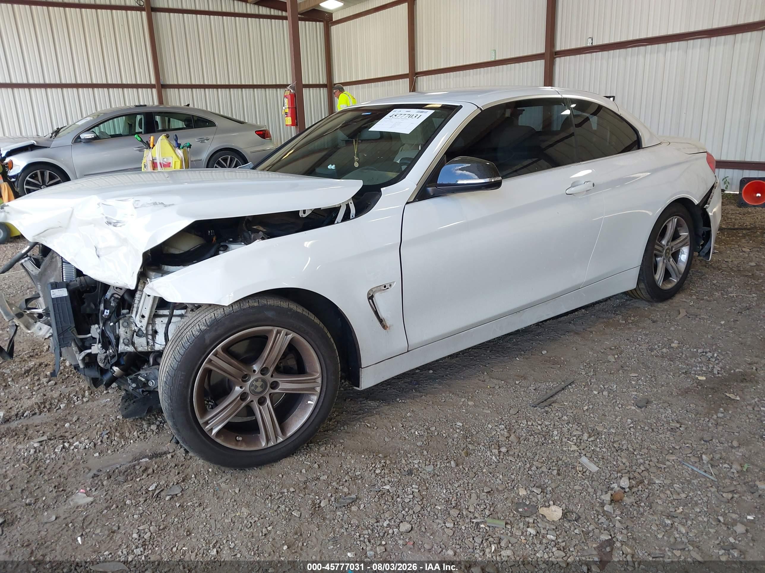 2015 Bmw 428i   Белый vin: WBA3V5C58FP752612