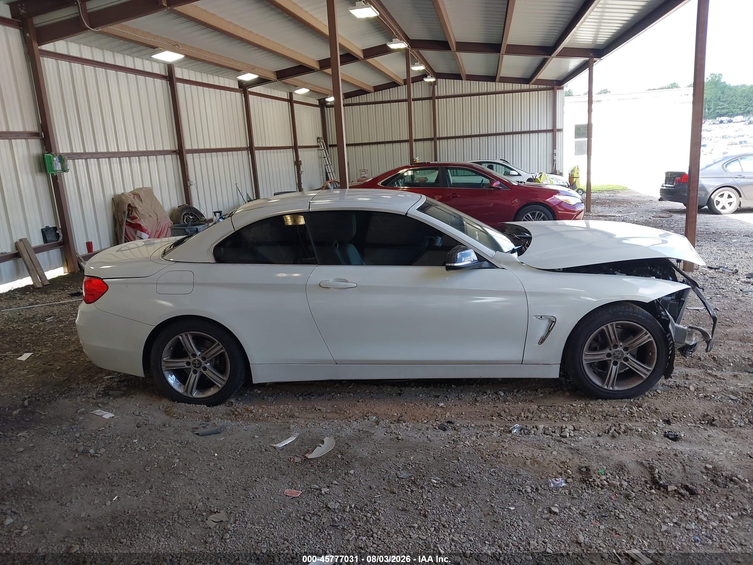 2015 Bmw 428i   Белый vin: WBA3V5C58FP752612