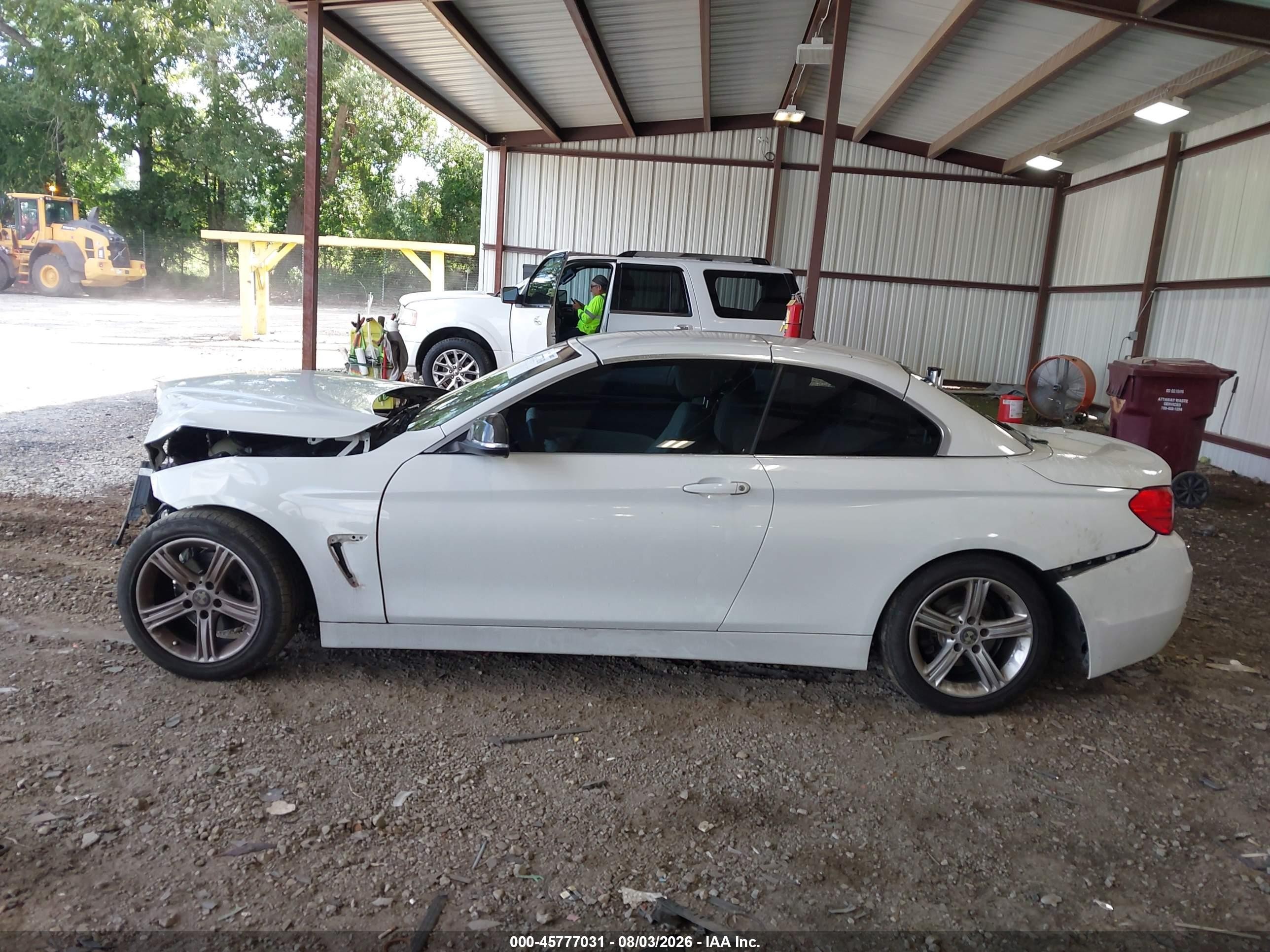 2015 Bmw 428i   Белый vin: WBA3V5C58FP752612