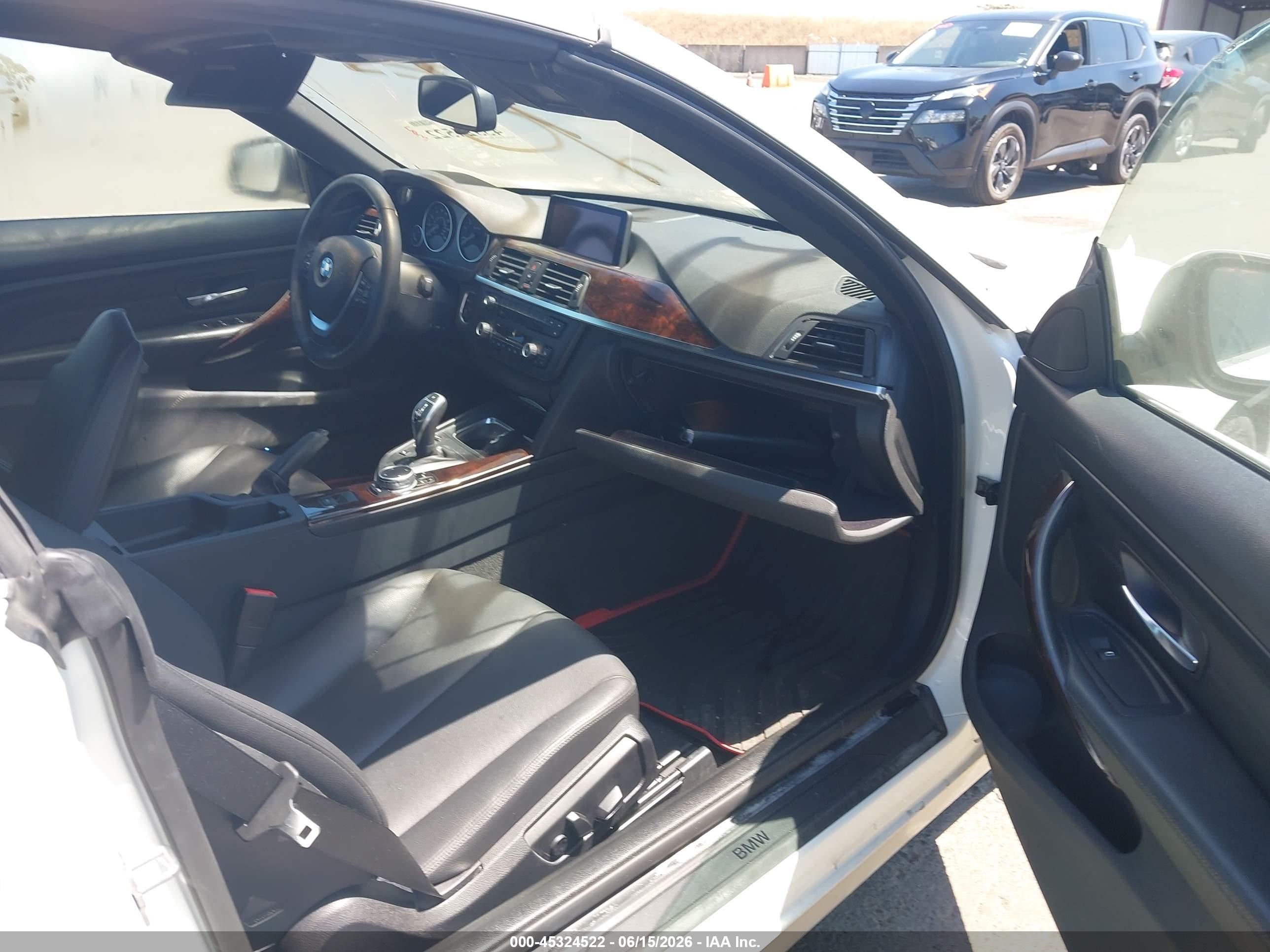 2015 Bmw 428i   White vin: WBA3V5C59FP752683