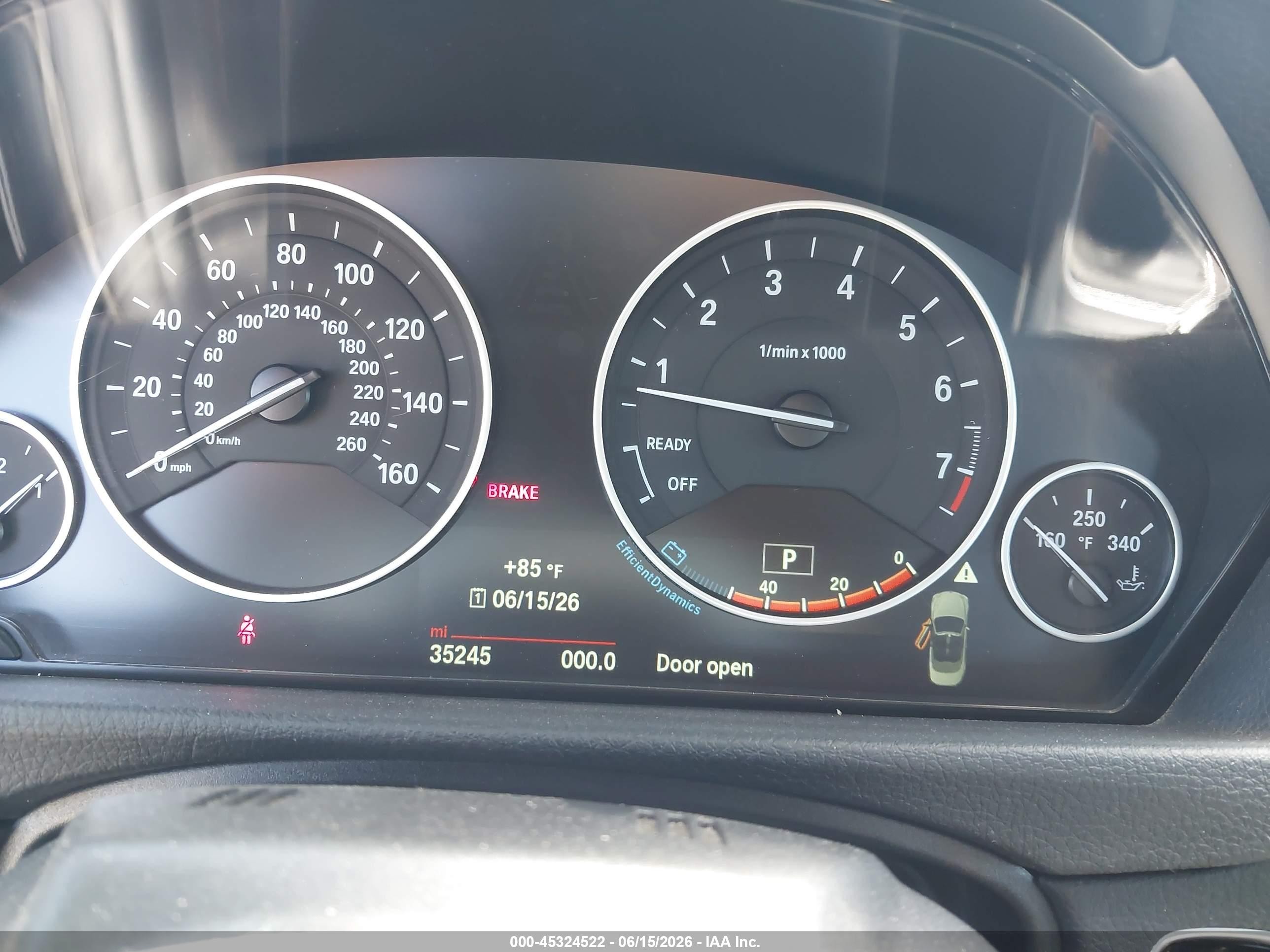 2015 Bmw 428i   White vin: WBA3V5C59FP752683
