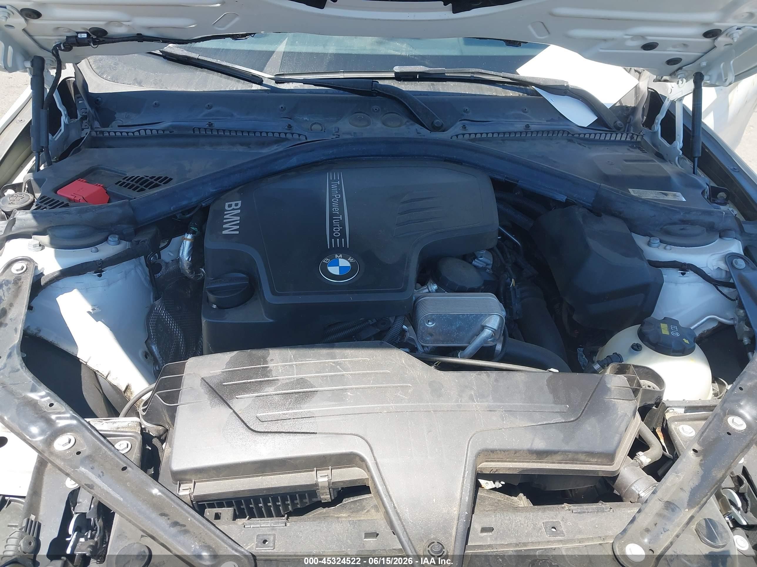 2015 Bmw 428i   White vin: WBA3V5C59FP752683