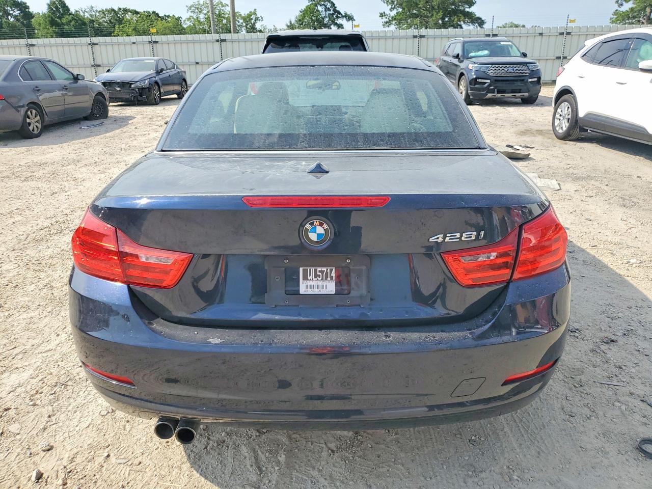 2014 Bmw 428 I Blue vin: WBA3V5C5XEP751301