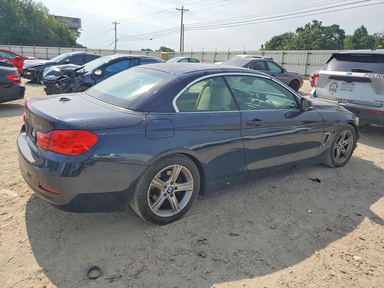 2014 Bmw 428 I Blue vin: WBA3V5C5XEP751301