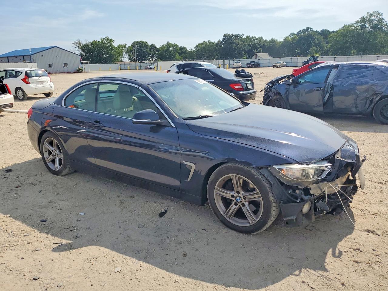 2014 Bmw 428 I Blue vin: WBA3V5C5XEP751301