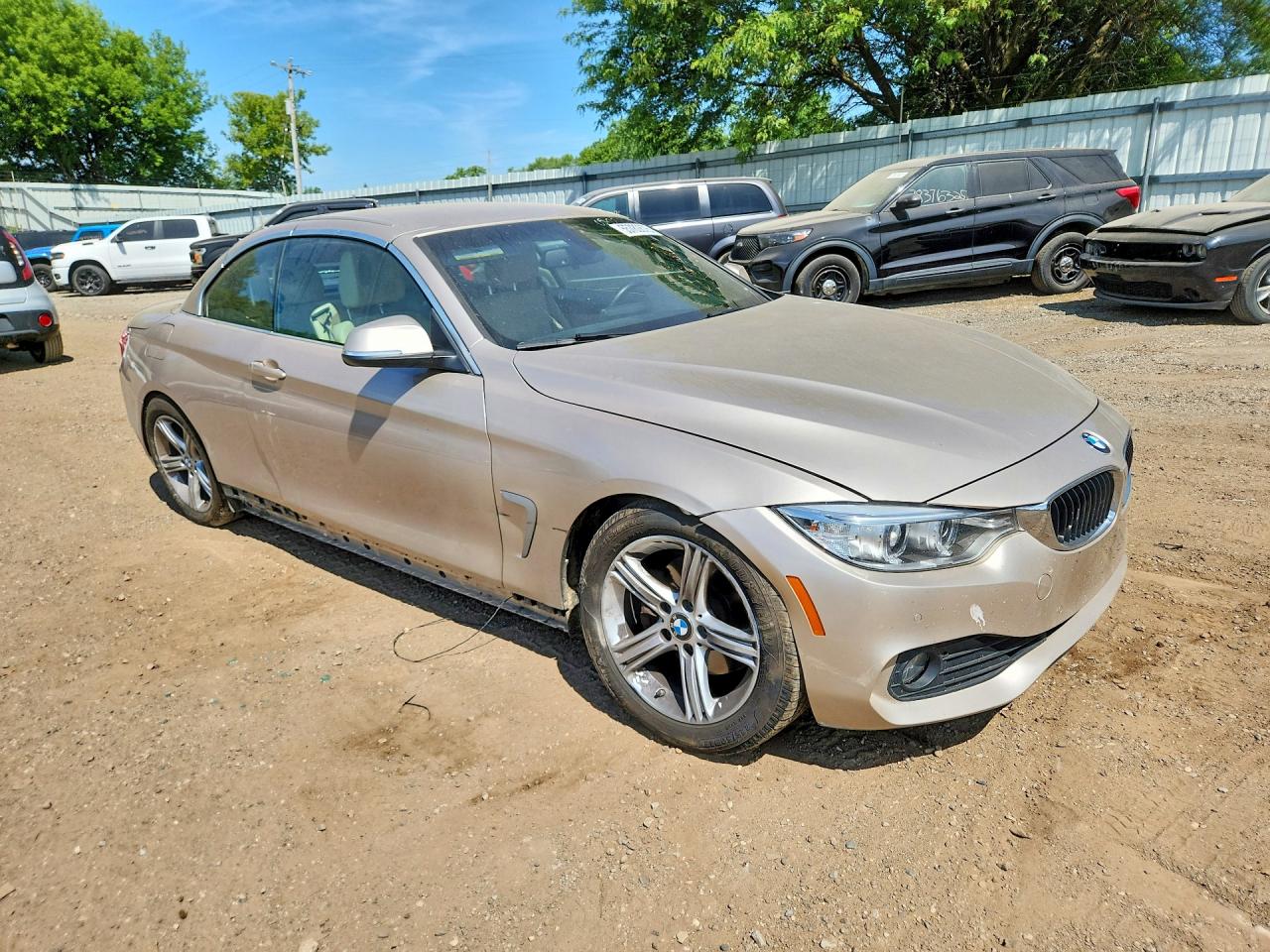 2015 Bmw 428 I Gold vin: WBA3V5C5XFP753647