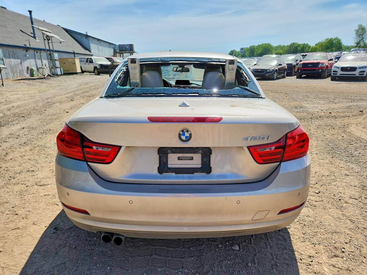 2015 Bmw 428 I Gold vin: WBA3V5C5XFP753647
