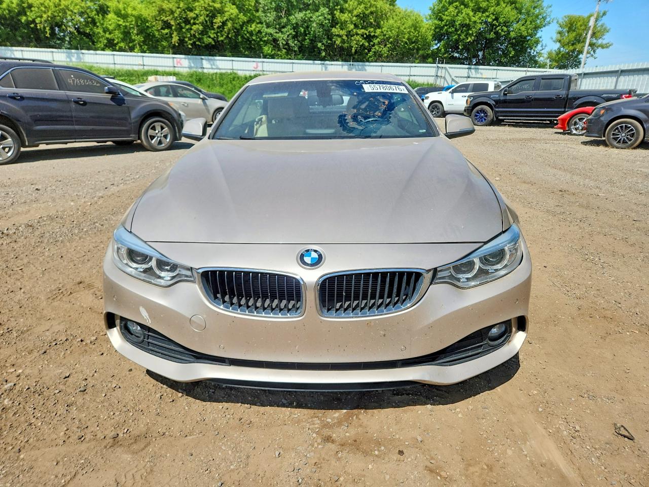 2015 Bmw 428 I Gold vin: WBA3V5C5XFP753647