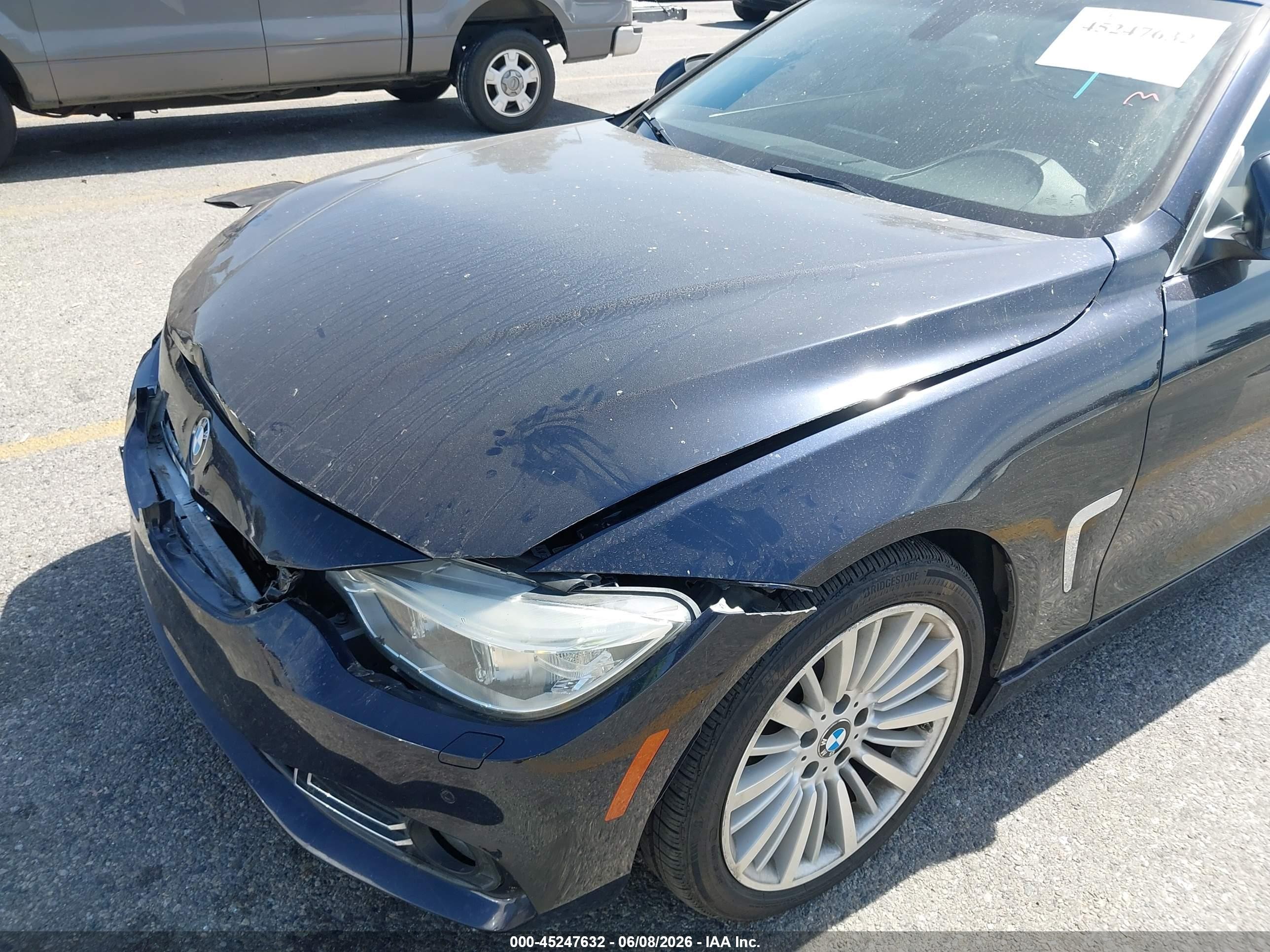 2014 Bmw 428i   Blue vin: WBA3V7C50EJ873227