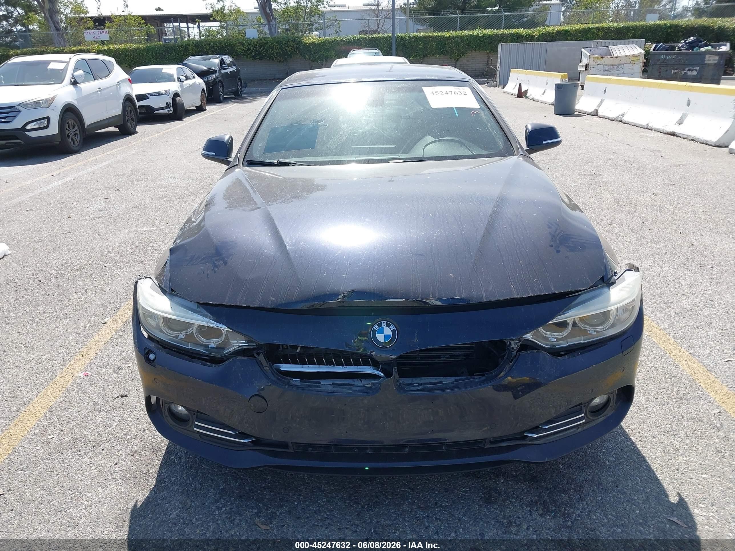 2014 Bmw 428i   Blue vin: WBA3V7C50EJ873227