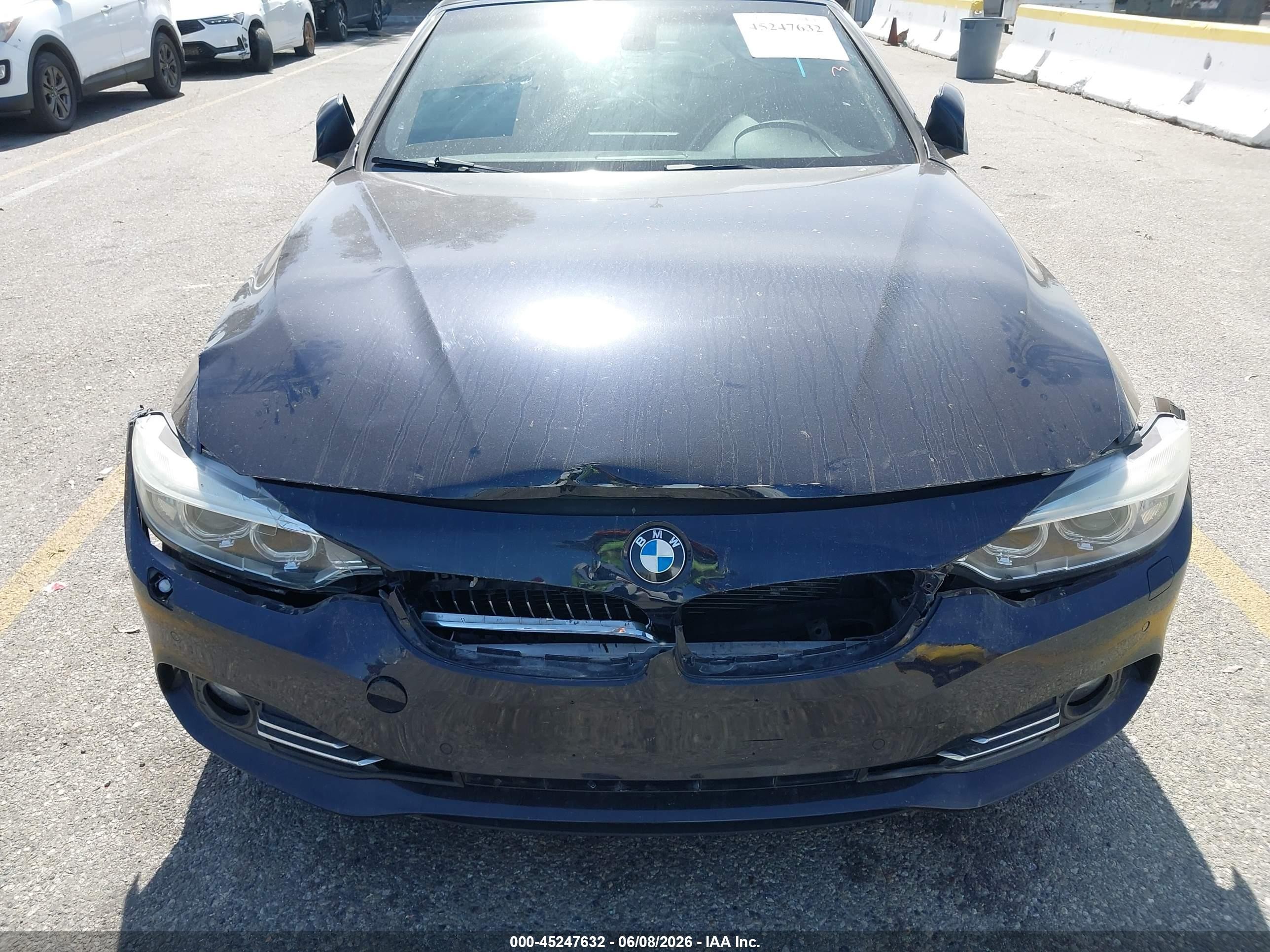 2014 Bmw 428i   Blue vin: WBA3V7C50EJ873227