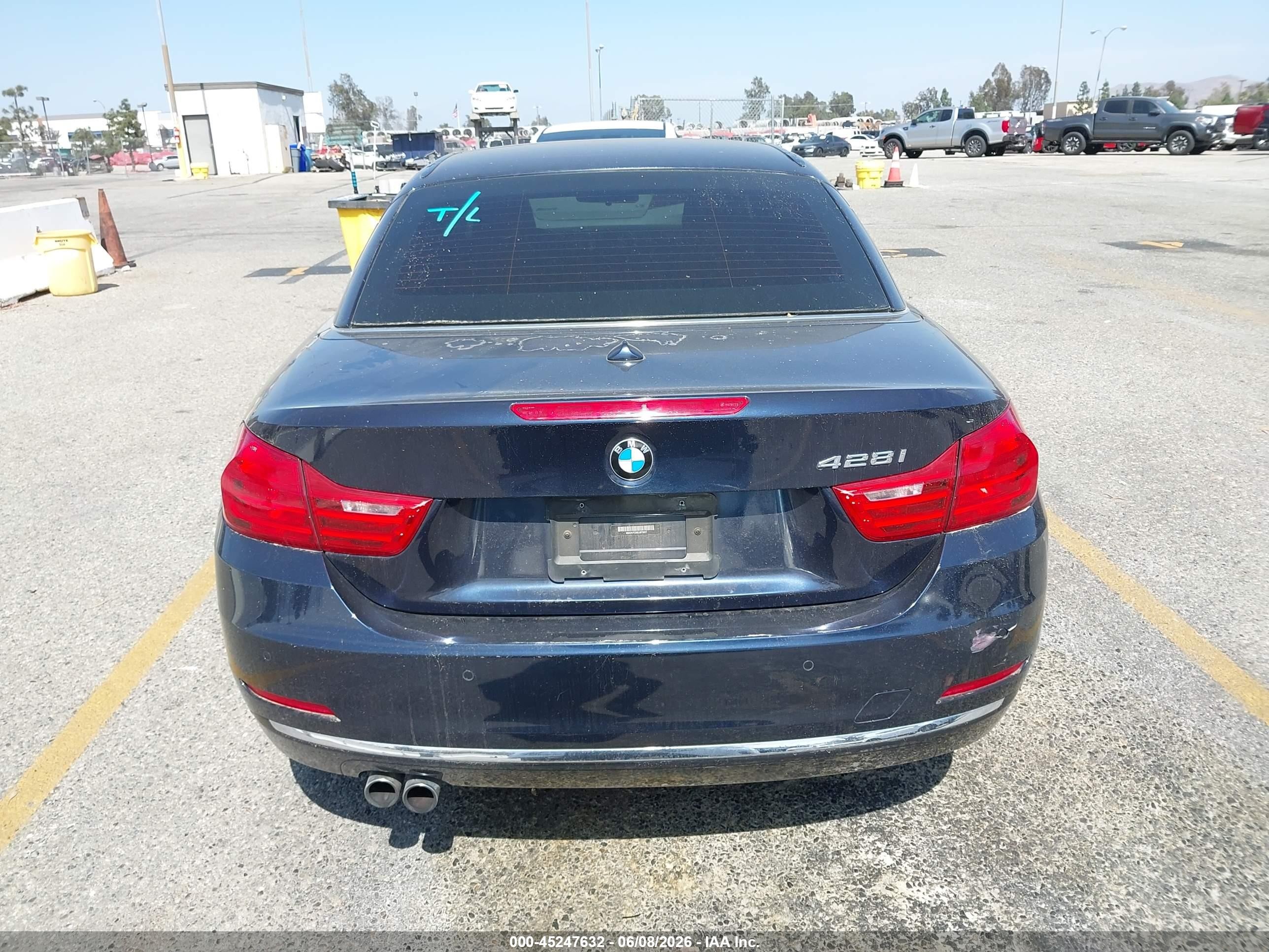 2014 Bmw 428i   Blue vin: WBA3V7C50EJ873227