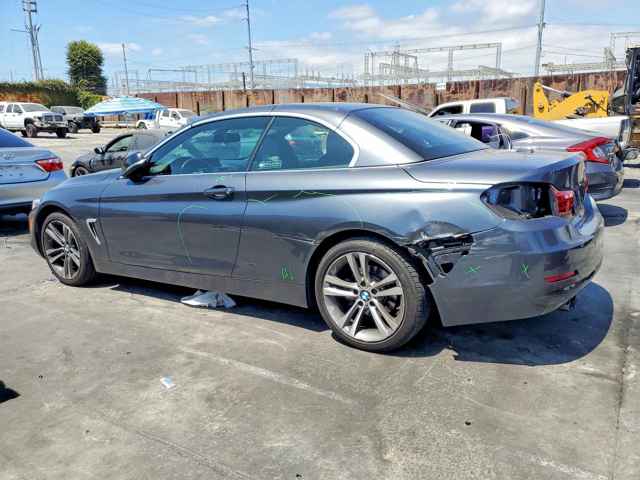 2014 Bmw 428 I Sulev Gray vin: WBA3V7C50EP771262