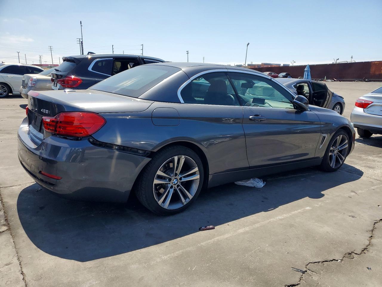 2014 Bmw 428 I Sulev Gray vin: WBA3V7C50EP771262