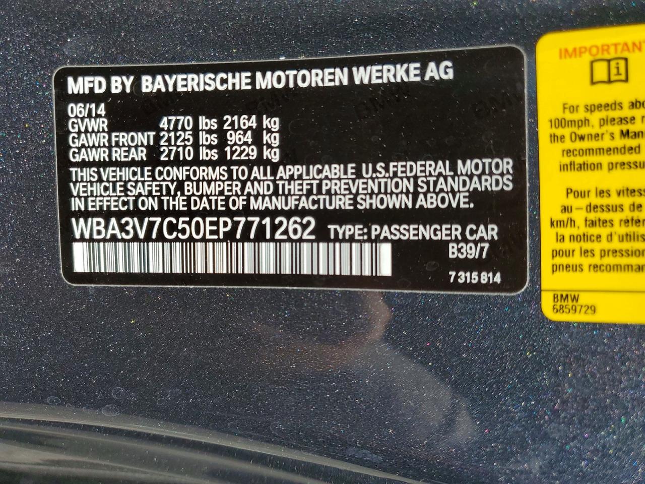 2014 Bmw 428 I Sulev Gray vin: WBA3V7C50EP771262